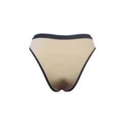 Hamade Activewear Lace Up High Cut Bottoms - Sand/Black