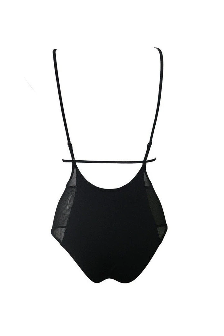 Hamade Activewear Strappy O-Ring Sling Bottoms - Black