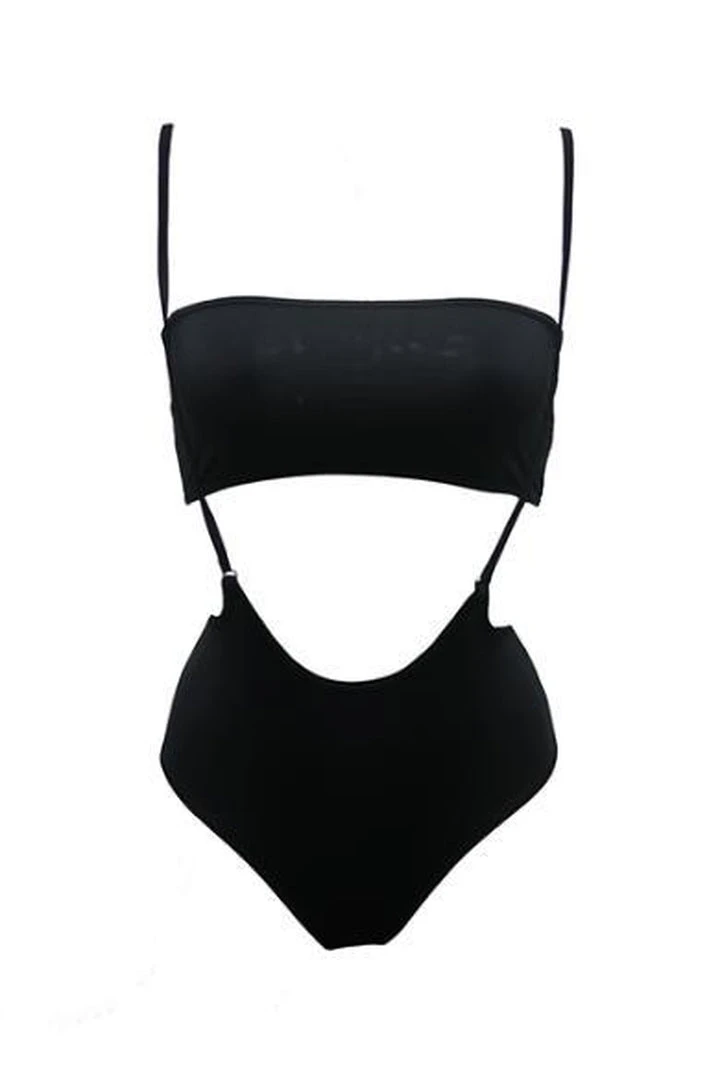 All Pole Wear Hamade Activewear High Waisted Sling Bottoms - Black
