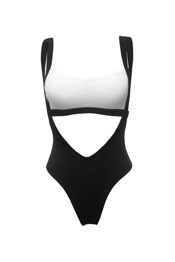 Hamade Activewear High Cut Sling Bottoms - Black All Pole Wear