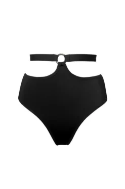 Hamade Activewear High Waist O-Ring Bottoms - Black All Pole Wear