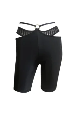 Hamade Activewear O-Ring Cycling Shorts - Black