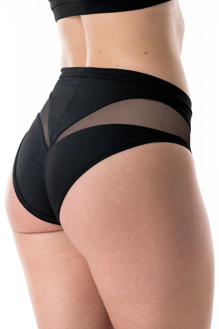All Pole Wear Poledancerka Re-Connect Shorts - Black