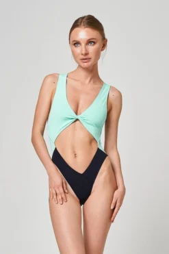 Shark Polewear Benita Bodysuit - Mint/Black All Pole Wear