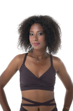 Most Loved Poledancerka Cross Wrap Top - Nude 03