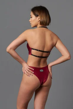 All Pole Wear Shark Polewear Cherry Top - Wine