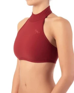 Dragonfly Lisette Top - Burgundy All Pole Wear
