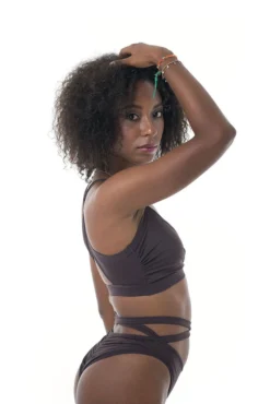 Most Loved Poledancerka Cross Wrap Top - Nude 03