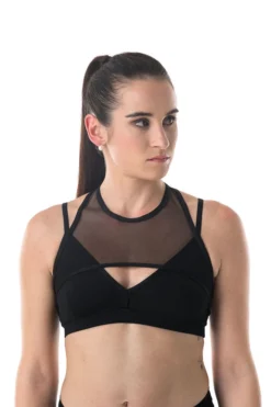 All Pole Wear Poledancerka Re-Connect Top - Black