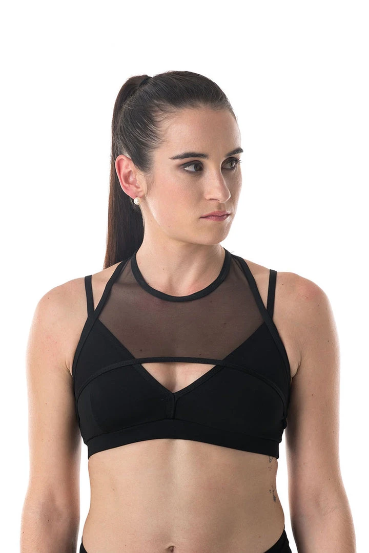All Pole Wear Poledancerka Re-Connect Top - Black
