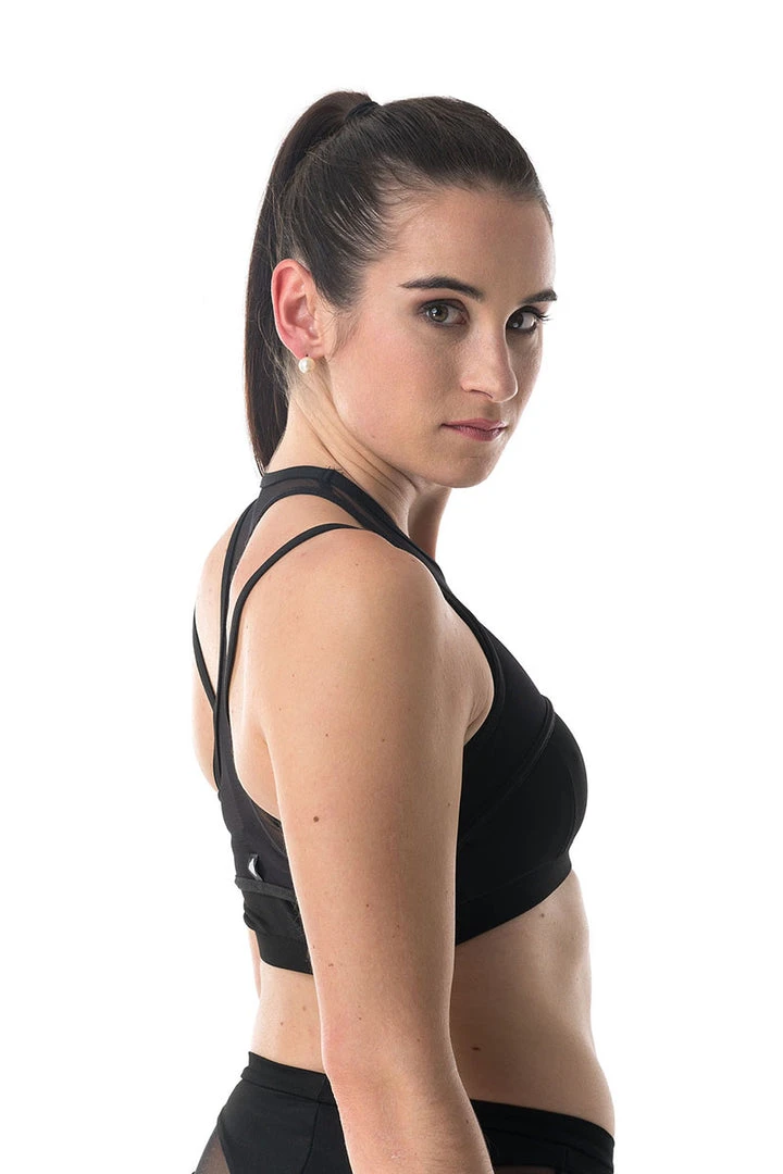 All Pole Wear Poledancerka Re-Connect Top - Black