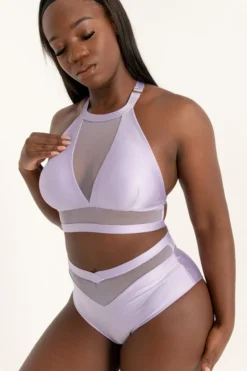 All Pole Wear Tatiana Activewear Lucia Shorts - Lilac