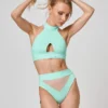 All Pole Wear Shark Polewear Mesh Tahiti Shorts - Mint