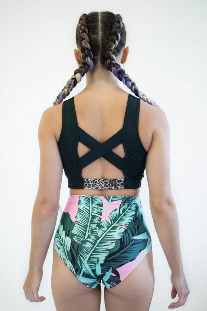 Pole Addict High Waisted Shorts - Ann All Pole Wear