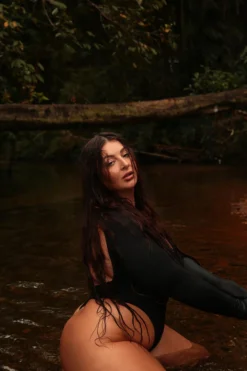 Bodysuits Rolling Lara Bodysuit - Black