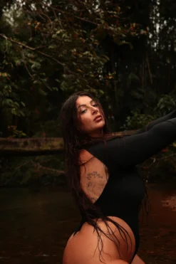 Bodysuits Rolling Lara Bodysuit - Black