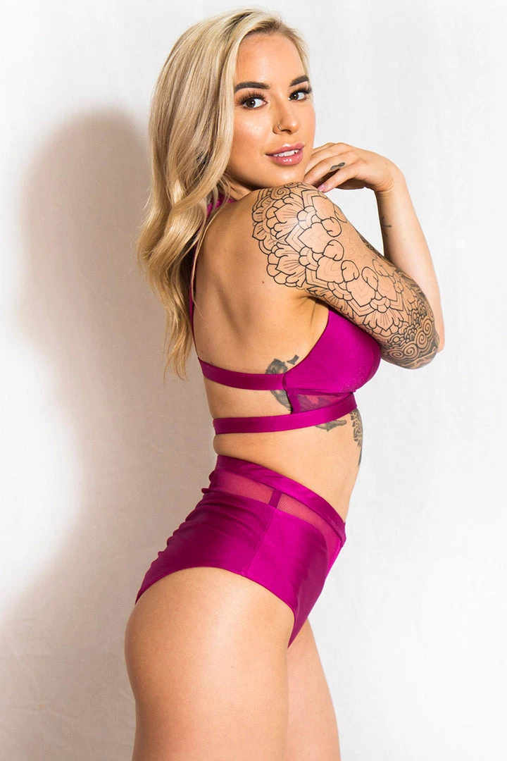 Tatiana Activewear Lucia Shorts - Fuchsia