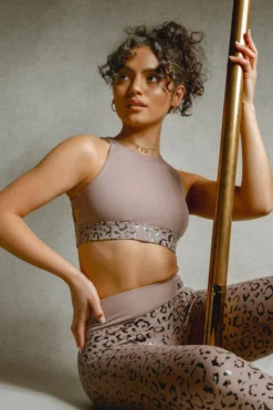 Creatures Of XIX Nyx Top - Dusky Leopard