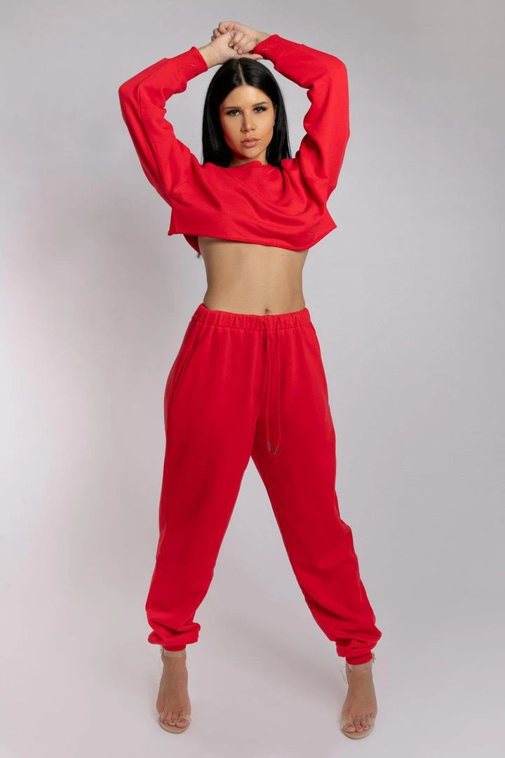 Creatures Of XIX Oversized Jogger Bottoms - Jalapeño Loungewear Bottoms