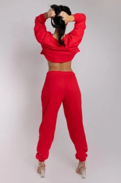 Creatures Of XIX Oversized Jogger Bottoms - Jalapeño Loungewear Bottoms