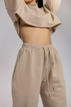 Creatures Of XIX Oversized Cropped Jumper - Fawn