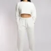 Loungewear Bottoms Creatures Of XIX Oversized Jogger Bottoms - Ecru