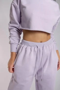 Creatures Of XIX Oversized Jogger Bottoms - Lilac Loungewear Bottoms