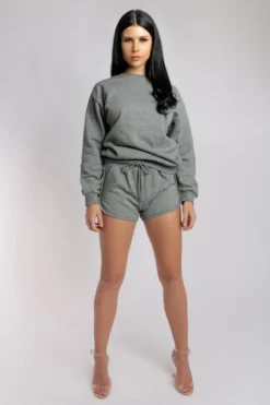 Creatures Of XIX Off-Duty Jumper - Slate Loungewear Tops