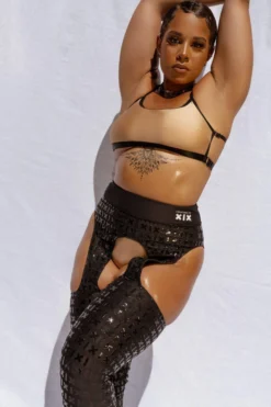 Creatures Of XIX Gecko Grip Cowgirl Leggings - Black