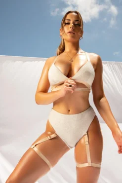 All Pole Wear Creatures Of XIX Cora Triangle Top - Champagne