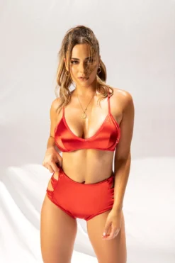 Creatures Of XIX Aphrodite High Waist Bottoms - Red