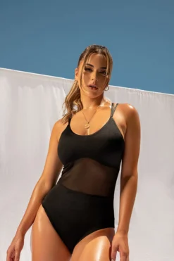 All Pole Wear Creatures Of XIX Hey Cherub Bodysuit - Onyx