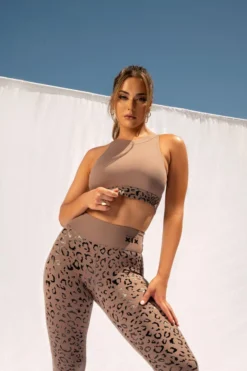 Creatures Of XIX Nyx Top - Dusky Leopard