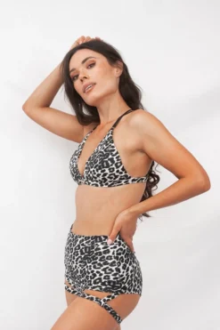 Tops Lunalae Zeta Top - Grey Leopard