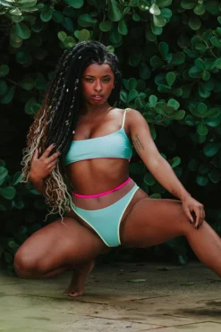 Rolling Vento Neon Reversible Bottoms - Blue/RosΓ© All Pole Wear