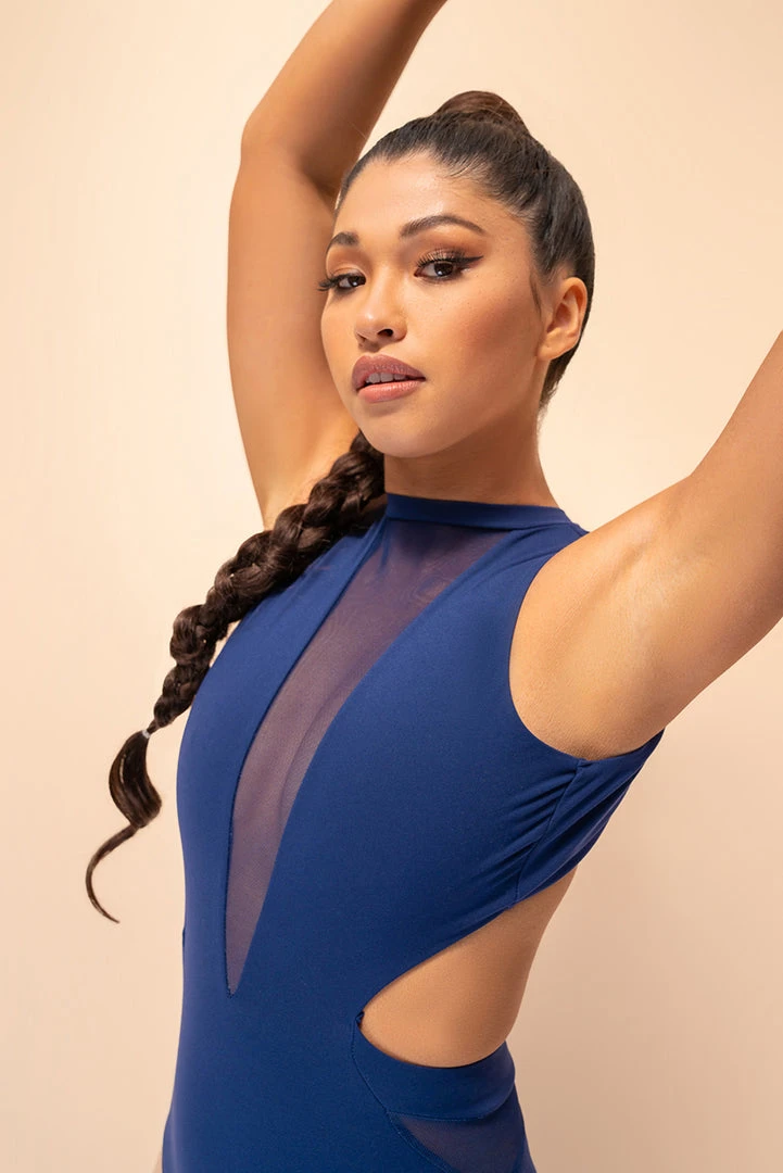 Lunalae Margot Bodysuit - Recycled Navy All Pole Wear