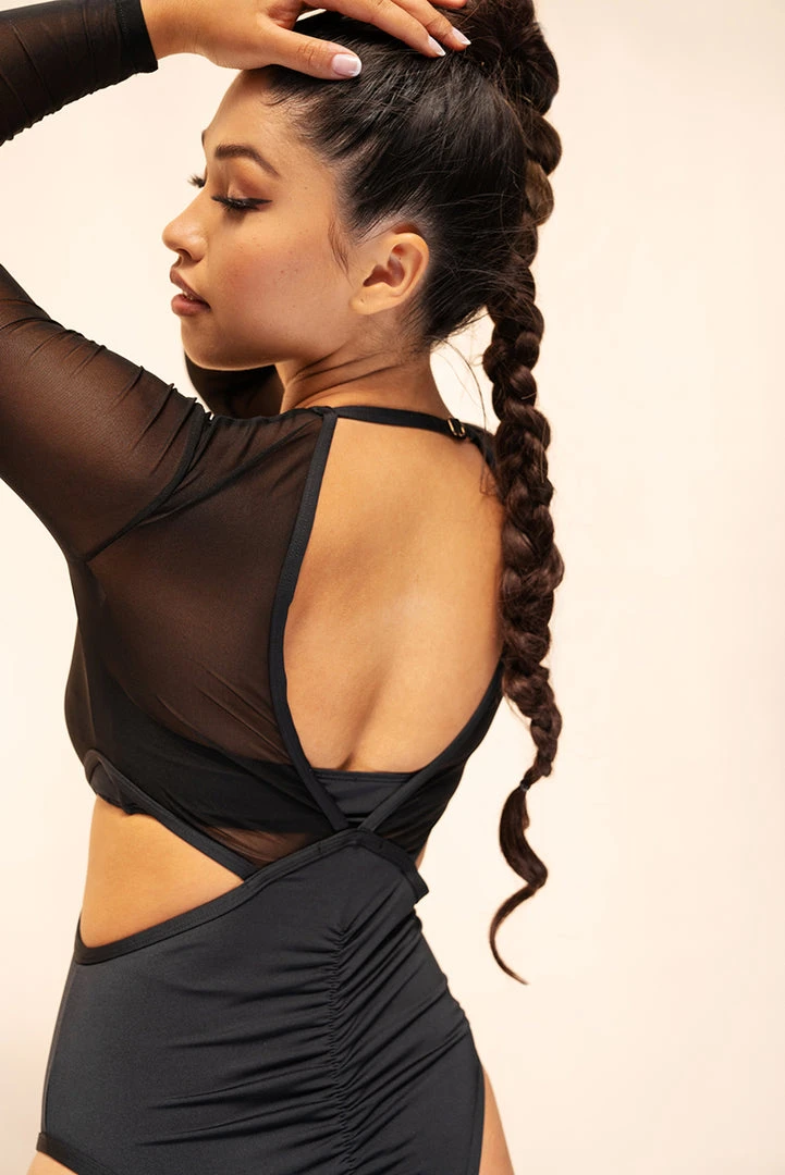 Lunalae Diana Bodysuit - Recycled Black All Pole Wear