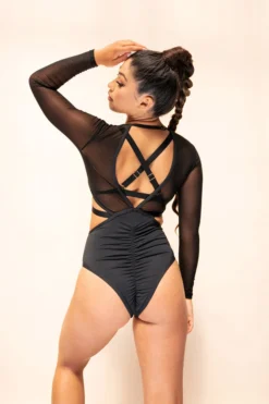 Lunalae Diana Bodysuit - Recycled Black All Pole Wear