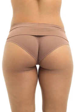 All Pole Wear Poledancerka High-Low Brazil Shorts - Nude 02