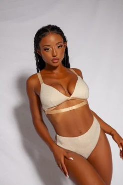 All Pole Wear Creatures Of XIX Cora Triangle Top - Champagne