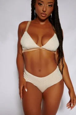 Creatures Of XIX Cora Cheeky Bottoms - Champagne All Pole Wear