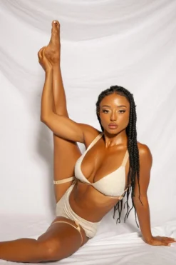 All Pole Wear Creatures Of XIX Cora Triangle Top - Champagne