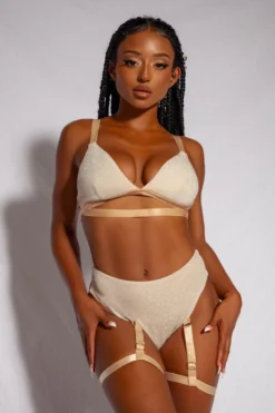 All Pole Wear Creatures Of XIX Cora Triangle Top - Champagne