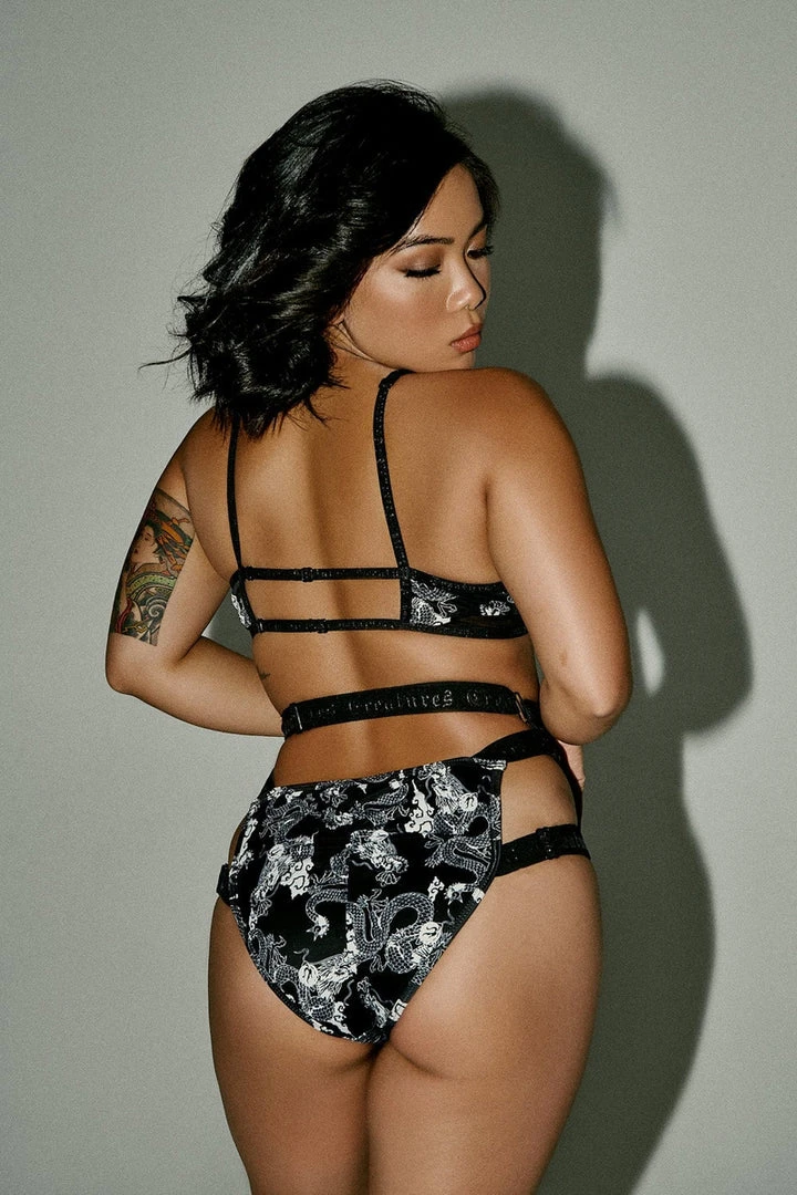 Creatures Of XIX Buckle Up Bottoms - Dragon Shorts