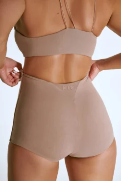 Creatures Of XIX LuxLounge Booty Shorts - Taupe