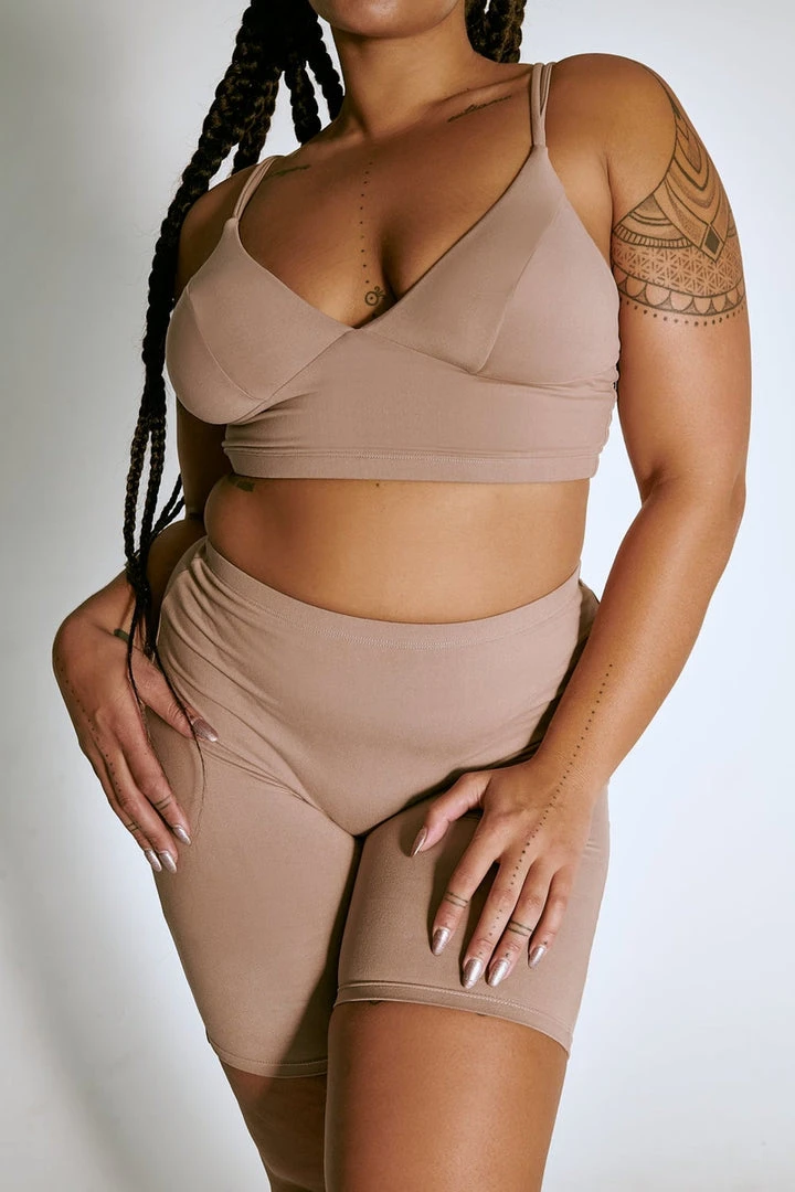 Creatures Of XIX LuxLounge Triangle Top - Taupe All Pole Wear