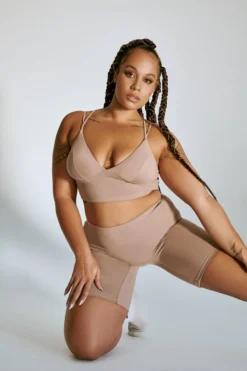 Creatures Of XIX LuxLounge Triangle Top - Taupe All Pole Wear