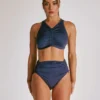All Pole Wear Creatures Of XIX Eco-Classix Scrunch Top - Navy