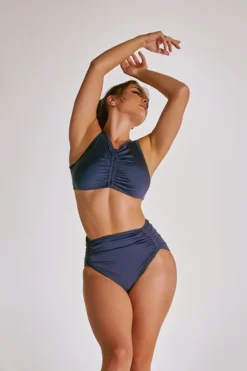 All Pole Wear Creatures Of XIX Eco-Classix Scrunch Top - Navy