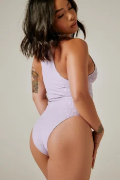 Creatures Of XIX Gecko Grip Bodysuit - Lilac All Pole Wear